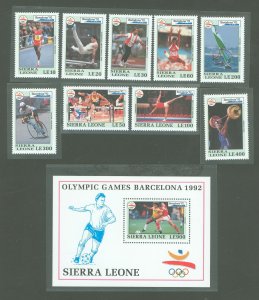 Sierra Leone #1510-19 Mint (NH) Single (Complete Set) (Olympics)