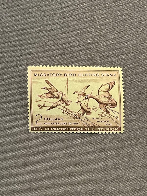 RW20, Blue-Winged Teal, Mint OGNH, VF-XF, CV $200.00