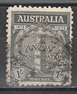 AUSTRALIA 1935 ANZAC 1/- USED