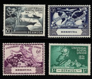 BERMUDA Scott 138-141 MNH** UPU 1949 set