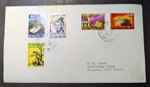 1973 Vietnam Cover Saigon to Rockbridge Baths VA USA