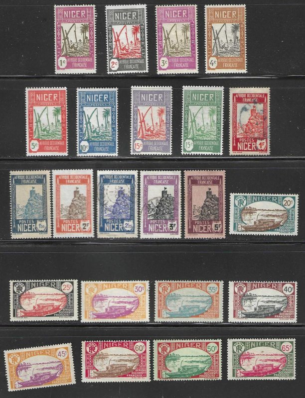 Niger 29-72  Short set - Mint/Used  SC $14.95