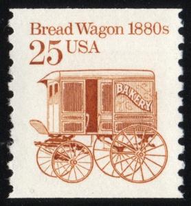 SC#2136 25¢ Bread Wagon Single (1986) MNH