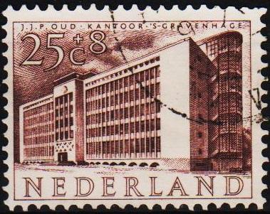 Netherlands. 1955 25c+8c S.G.814 Fine Used