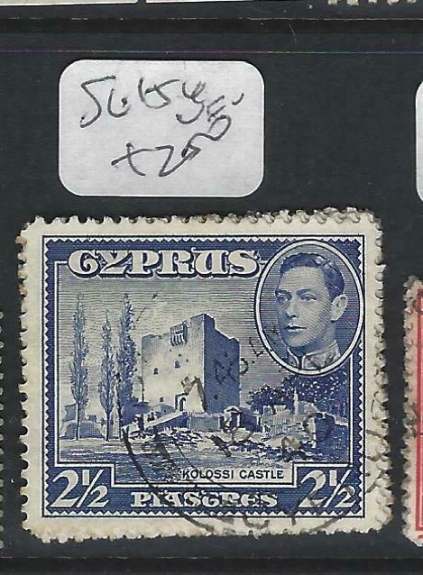 CYPRUS  (P0303B)  KGVI  2 1/2P  SG 154     VFU