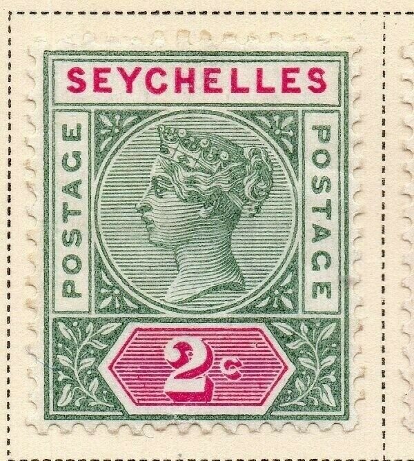 Seychelles 1890 Early Issue Fine Mint Hinged 2c. 326855