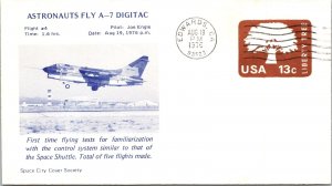 8.19.1976 - Astronauts Fly A-7 Digitac - Edwards, CA - F38675