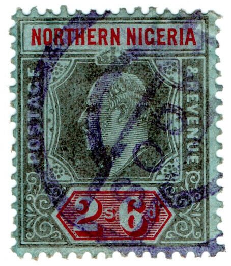 (I.B) Northern Nigeria Revenue : Duty Stamp 2/6d