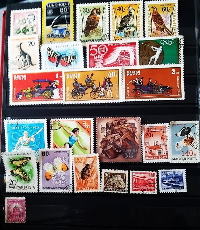 Hungary stamps 3 pages