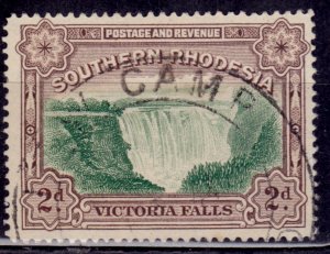 Southern Rhodesia, 1932, Victoria Falls, 14perf. 2p, used**