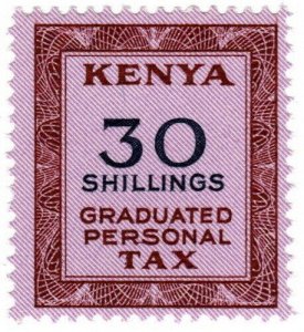 (I.B) KUT Revenue : Kenya Graduated Personal Tax 30/-