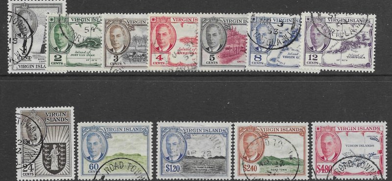 Virgin Islands 102-13    1932    set  12  FVF Used