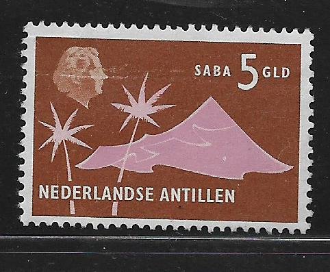 NETHERLANDS ANTILLES, 257, MINT HINGED, EXTINCT VOLCANO