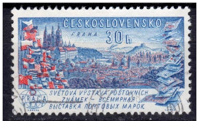 Czechoslovakia 1961 Scott 1071 used - 30h, PRAGA exhibition