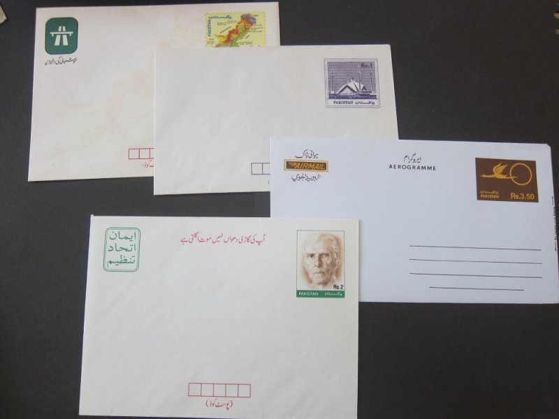 Pakistan 4 Pre-stamp covers