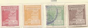 Bolivia  #C100-102,C104  (M&U)   CV $3.90