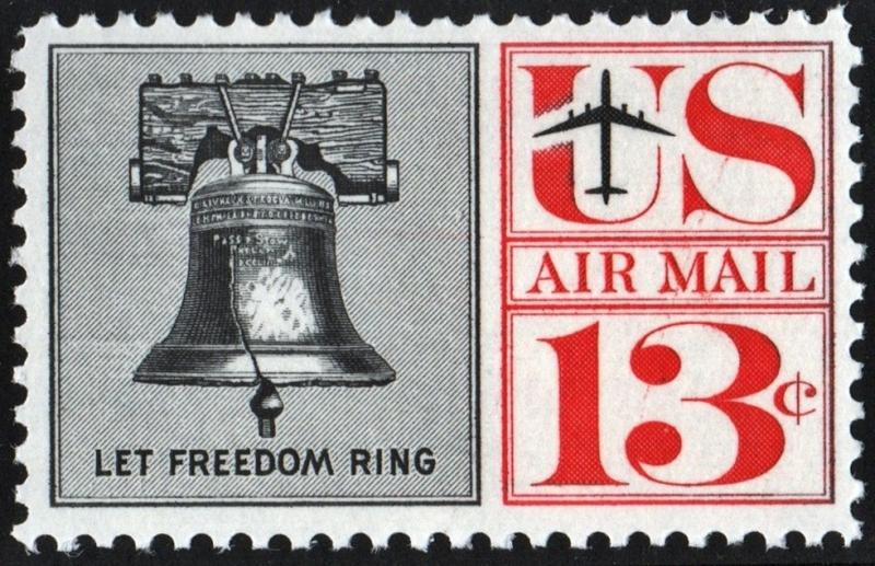 SC#C62 13¢ Liberty Bell (1961) MNH