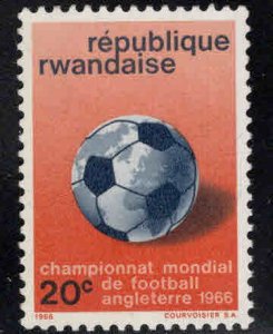 RWANDA Scott 176 MH* Socer stamp