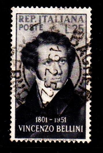 Italy - #597 Vincenzo Bellini  - Used