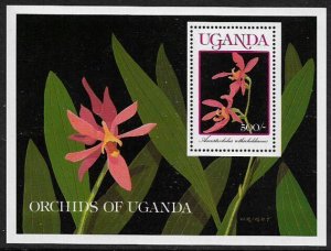 Uganda #756 MNH S/Sheet - Orchids - Flowers