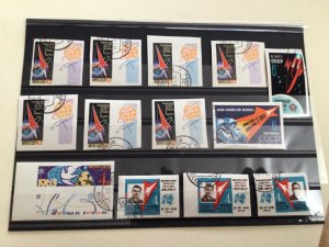 U. S. S. R.  Russia 1960’s space used imperf stamps Duplicates A13165