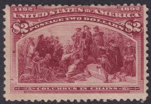 #242 Mint OG, Fine+ (CV $1100 - ID46247) - Joseph Luft