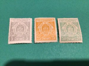 Luxembourg Telegraphs Mounted mint stamps A12118