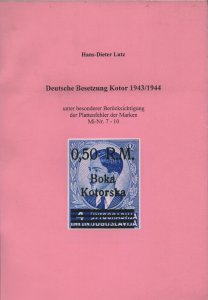 Philatelic literature - Deutsche Besetzung Kotor 1943/1944 - book
