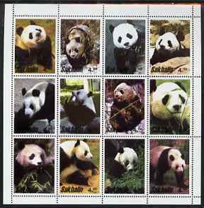 Sakhalin Isle 2001 pandas perf sheetlet containing set of...