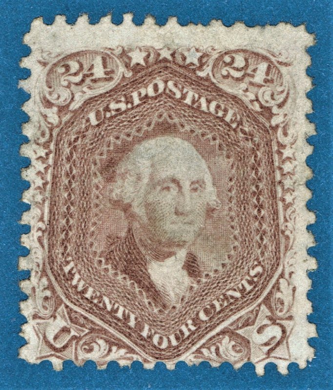 [0472] 1862 Scott#78 mng 24c lilac cv:$950 (has a tear)