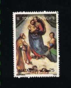 St. Thomas & Prince Islands  #910  1989 used PD