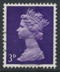 GB  3d  Machin 1967 SC# MH5   Used see  scan