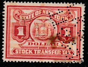 United States   R015 Perfo.    State of   NewYork  Stock transfert   Le $1.00