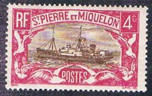 St Pierre & Miquelon 138 MLH Fishing Steamer (BP6417)