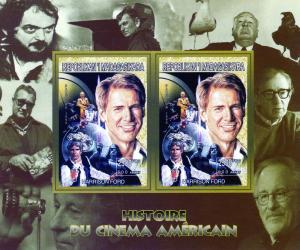 MADAGASCAR 1999 Sc#1414Ad  STAR WARS Harrison Ford Souvenir Sheet Compound MNH