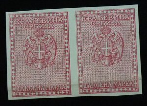 Serbia c1900. Proofs - Revenue Stamps US 3 