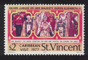 St. Vincent Royal Visit optd 'CARIBBEAN VISIT 1977' 1977 MNH SG#540