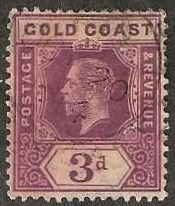 Gold Coast 81, used.  1913.  (G214)