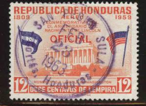 Honduras  Scott Co103 Used airmail stamp