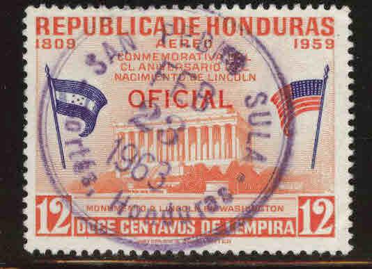 Honduras  Scott Co103 Used airmail stamp