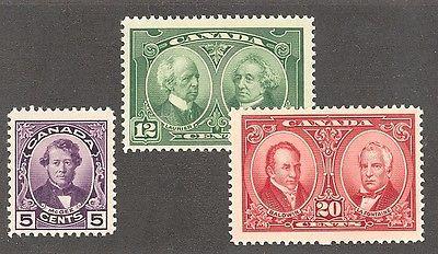 Canada #146-48  Mint VF NH - Lakeshore Philatelics