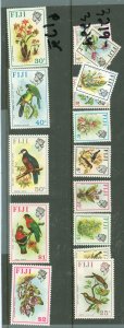 Fiji #305-320 Mint (NH) Single (Complete Set) (Flowers)