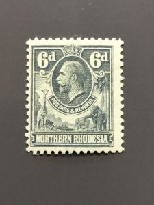 Northern Rhodesia 7 F-VF MH. Scott $ 9.00