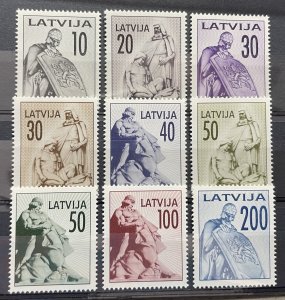 (4400) LATVIA 1992 : Sc# 318-326 MONUMENTS FULL SET - MNH VF