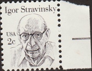 # 1845 MINT NEVER HINGED ( MNH ) IGOR STRAVINSKY