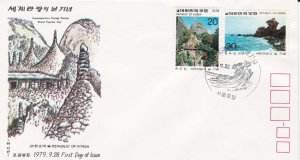 South Korea # 1180=1181, Tourism Day, First Day Cover