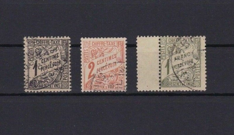 TUNISIA POSTAGE DUES  USED STAMPS ,CAT £70+ REF R1132