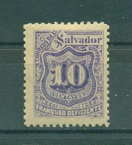 El Salvador sc# J29 mh cat value $.50