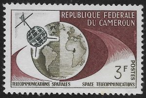 Cameroun #382 3fr Telstar and Globe ~ MNH