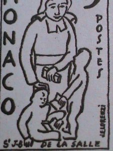 ​MONACO -1954 SC#310 JEAN BAPTISTE DE LA SALLE MINT VF WE SHIP TO WORLD WIDE